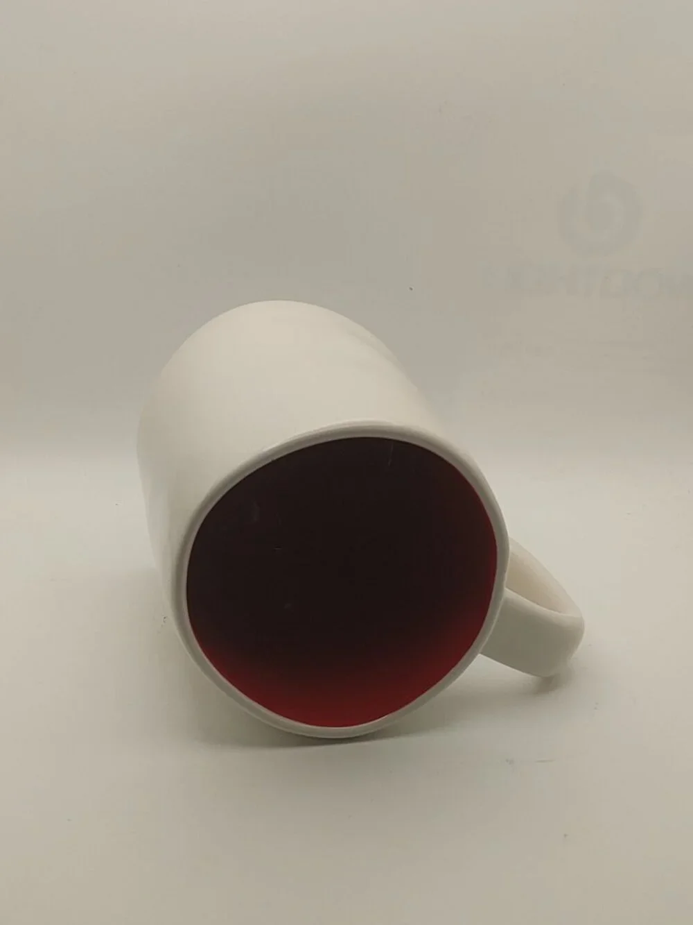 Rae Dunn Noel Artisan Collection Coffee Mug White With Red Text & Interior Ceram